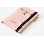 HR243 Simple Rfid Passport Bag Solid Color Cute Zipper Card Bag Airplane Anti Magnetic PU Leather Passport Clip Protective Case