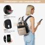LOVEVOOK Stylish custom logo cute bags fashion small backpack Waterproof school bag purse with USB port mini backpack for girls