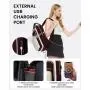 LOVEVOOK wholesale custom quilted 15.6 17 casual sports laptop travel backpack bag with usb charging port for women school work