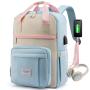 LOVEVOOK 2022 New custom 15.6 inch fashion anti theft computer bag waterproof female college student travel laptop backpack bags