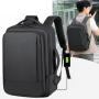 Unisex Computer Bag with USB Factory Direct Sale Can Expand Laptop Backpack Custom LOGO Polyester Lining Travel Backpack