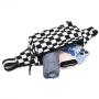 Casual Lightweight Shoulder Bag Plaid Chest Crossbody Daypack For Women Checked Fanny Pack