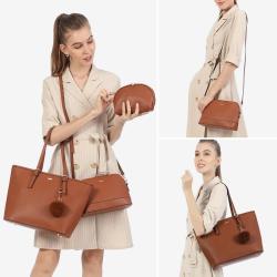 LOVEVOOK custom hot sale fashion trends ladies 3 pieces handbags shoulder bags for women luxury purses and handbags