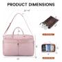 3pcs/set Travel Duffle Bag Weekender Overniaght Bag for Women with Toiletry Pouch Shoe Bag Carry Gym Yoga Duffel with Wet Pocket