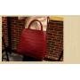 Custom  women tote bag  crocodile  leather ladies  shoulder bag fashion handbags for women factory wholesale
