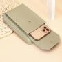 XL118 Imported Long Soft Leather Mini Women's Mobile Phone Bag Korean Shoulder Bag Zip Money Clip Crossbody Bag