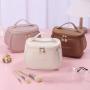 ZR558 New PU Cosmetic Storage Bag Multifunctional Portable Handheld Bag Fashion Travel Organizing Portable Advanced Wash Bag