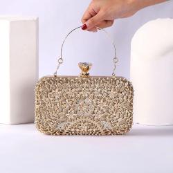 New Style Ladies Luxury Party Handbags Evening Diamond Clutch Bag For Women
