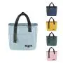 Fashion Portable Multi-color Oxford Fabric EVA Food Zipper Storage Lunch Bag Thermal Travel Picnic Cooler Bag