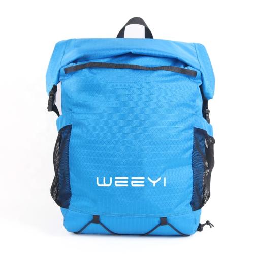 CHANGRONG Custom high quality casual sports outdoor roll top backpack Bag men