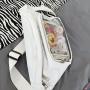 PVC transparent window pin display chest bag waist bag custom ita bag manufacturer