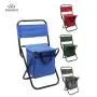 Camouflage Camping Chair Folding Backrest Camping Fishing Chair Stool Backpack with Cooler Insulated Picnic Bag
