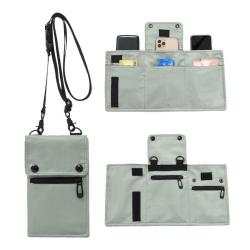 New Men's Shoulder Bag Multi use Nylon Anti Splashing Phone Bag