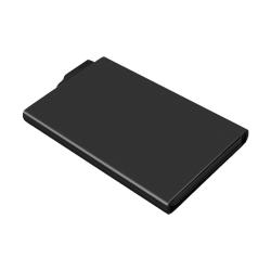 Designer metal credit card holder ultra slim aluminium card holder business metal cash holder