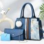 Factory Direct Wholesale Sac A Main Femme Handbag 2023 Printed Cross Body Bag 2Pcs Handbags For Women