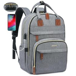 LOVEVOOK Hot Sale 15.6 17" Travel Computer Men Back Pack Bag Nylon Anti Theft USB Laptop Waterproof Business Backpack With Lock