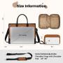 LOVEVOOK fashion office work bags for women 15.6 17in computer purses large capacity Lightweight Briefcase  Laptop Tote handbags