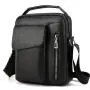 ZR765 Men Bag New Leather Briefcase Handbag backpack Single Shoulder Crossbody Bag PU Business Youth Vertical Boy Shoulder Bag