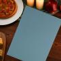 Custom Leather 3 Ring Binder Folder Portfolio hotel wine a4 leather menu cover restaurant