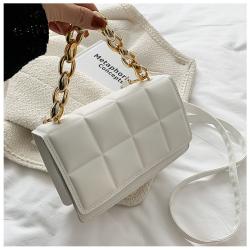 Chain Square Women Shoulder Bag Handbag Magnetic Buckle Handbags Brands China Pu Leather Wholesale Women Messenger Bags