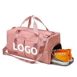 fashion personalized waterproof carry-on luggage overnight weekender bag leisure gym tote duffel sport bag for ladies