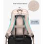 LOVEVOOK Stylish Safe Durable Notebook Bag For Women Men Business Travel  large capacity Laptop Backpack Mochila With USB