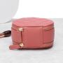 2024 Custom Embroidery Genuine Leather Round Handbag For Women Ladies Luxury Bag