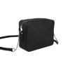 Factory Custom Black Women Pu Leather Crossbody Bag Clutch Purse Handbag With Chain Strap