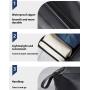 ZX095 PU Double-layer Cosmetic Bags Travel Cosmetic Bag Organizer Zipper Pouch Cosmetic Makeup Travel Makeup Bag Organizer