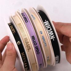 Custom Logo Printed Ribbon String Thread Cotton String
