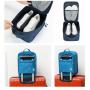 ZWY290 Fashion New Oxford Waterproof Three Layer Shoe Bag Wholesale Organizer Outdoor Travel Clothes Shoes Sundry Storage Bag
