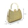 Luxury Fashion Full Diamond Ladies Diamond Bag Glitter Dinner party Haute chic Ladies clutch bag sac tendance 2024