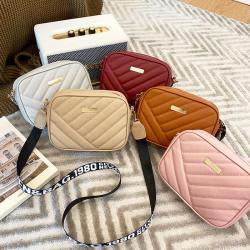 2024 ladies handbag diamond rollbar camera bag pu leather crossbody bag women's shoulder mobile phone bags