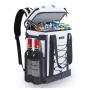 BSCI Factory Custom Logo Heavy Duty Reusable Insulated Bag Leakproof Soft Large Picnic Ice Cooler Backpack