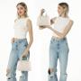 Lovevook Stylish Women's Shoulder Bags PU Leather Purse Work Office Designer Fashion Luxury Waterproof Ladies Handbags Tote Bags