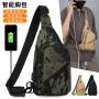 Trendy casual men's small shoulder bag