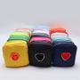 Keymay Women Small Cute Chenille DIY Zipper Pouch Travel Storage Organizer Bag Cosmetic Toiletry Bag ladies nylon Make Up