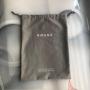 Hot Selling Logo Printed Grey Cotton Linen Cloth Drawstring Packaging Bag With Herringbone String