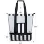 Beach Tote Bag with Detachable Cooler Compartment Insulated Picnic Cooler Bag Pool Bag for Women