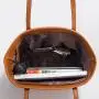 2024 new three-piece set of women's fashion simple shoulder bag large capacity solid color handbag