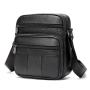 Factory wholesale genuine leather cowhide men's shoulder messenger bags small bag business leather casual handbag