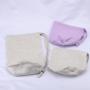Eco-Friendly Round Bottom Organic 100% Cotton Linen Embroidery Pouch Dust Gift Coca Coffee Bean Wine Storage Linen Bag