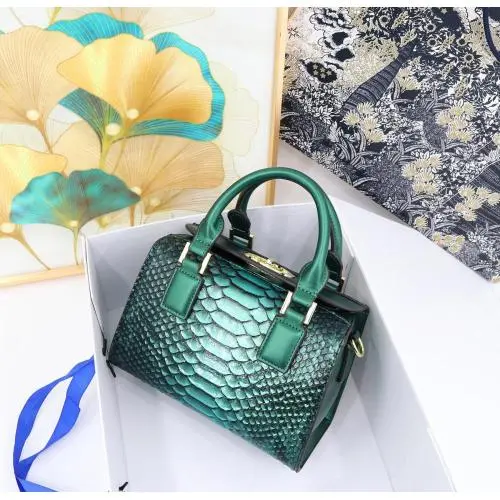 Top selling fashion handbag for women luxury designer bag with high texture embossed snake material famous brand bag with boxes