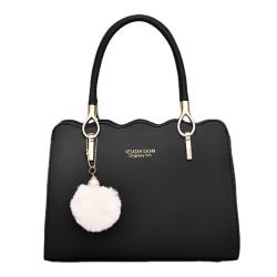 XL123 Pure Colours Crossbody Bag For Women Shoulder Bag Luxury PU Leather Handbag With Stylish Pendant Ladies Tote Bag