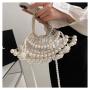 New style acrylic pearl handbag bag shell ladies evening bag chains crossbody bag handbag for women