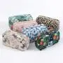 Custom Printing Portable Waterproof Mini Ziplock Women Makeup Storage Organizer Stand Up Pouch Nylon Toiletry Cosmetic Bag