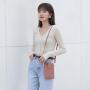 ZF070 Female Crossbody Mobile Phone Bag New Fashion Wallet Mini Niche Thin PU Leather Shoulder Bag
