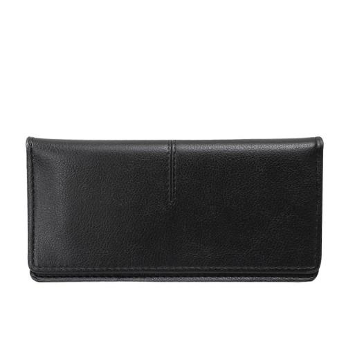 HR146 Woman Pu Leather Lovely Wallet Clip Fashion Versatile Handheld Zipper Billfold Flower Embroidery Pocketbook Card Positions