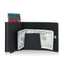 Smart Mens Wallet with Card Holder PU Leather Business Card Case Pocket Business Card Holders Zipper RFID Blocking Wallet