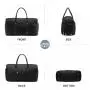 LOVEVOOK custom logo 2pc travel organizer bag with shoe compartment gym weekender travelling luggage carry on travel makeup bags